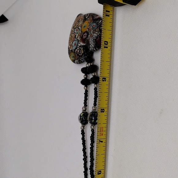 Glass Heart and Bead Necklace - Picture 9 of 9